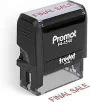 Promot Final Sale - Self Inking Rubber Stamp - Ink Stamps
