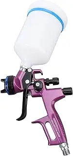 HVLP Air Spray Gun Kit with 1.3mm Nozzles, 600ml Cup Car Paint Gun Sprayer, Adjustable Rate and Spray Pattern, for Car, Furniture Spraying,Wall Painting, Base Coatings