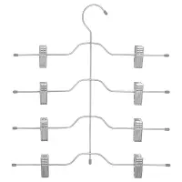 在飛比找蝦皮購物優惠-VAJSING 掛褲架/掛裙架/4層, 鍍鉻
