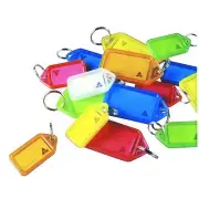KEVRON KID-5 Bag Of 50 MIXED Click Tags, Key Rings, Tags -FREE POSTAGE