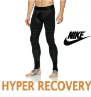 $140 Nike Pro Hyper Recovery Compression Tights Men's Size Medium-Tall NWT Black