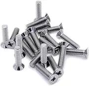 M5 (5mm x 35mm) Pozi Countersunk Machine Screw (Bolt) - Stainless Steel (A2) (Pack of 20)