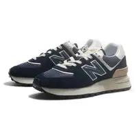 在飛比找PChome24h購物優惠-NEW BALANCE 休閒鞋 NB 574 海軍藍 金標 