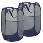 2 Pack Pop Up Laundry Hampers, Collapsible Mesh Laundry Basket, Foldable Clot...