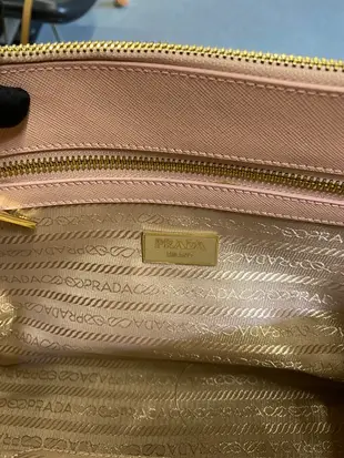 美麗堡outlet精品 PRADA BN1801 Saffiano 二用殺手包  (小-淡粉)【現貨】