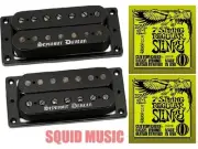 Seymour Duncan Black Winter 7 String Set ( 2 SETS OF ERNIE BALL 10-56 STRINGS )