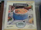 New Corning Ware 1.5 Qt Blue Velvet French White Covered Casserole With Cozy
