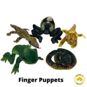 Huggable Toys Finger Puppet Creatures (set of 5) Soft Toy