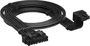 CORSAIR Type 4 PSU 90° 12V-2x6 12VHPWR GPU Power Cable – for NVIDIA GeForce RTX Graphics Cards, Easy Connection, Ultra-Flexible, Thermal Protection – Style A