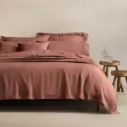 Sheridan Abbotson Linen Quilt Cover in Raisin @Sheridan Rewards