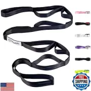 Stretching Strap Yoga Strap for Physical Therapy,10 Loops Yoga Straps for Str