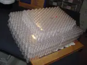 1750 Nalgene 342032-0010 PETG Serum Vials with Continuous Thread, w/Bag of Caps