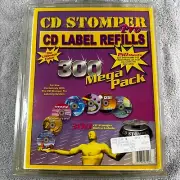 CD Stomper Pro CD Label Refills by CD Stomper Mega Pack 300 Matte Labels Die-Cut