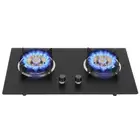29.5in 4.5KW 2800Pa Embedded Frosted Tempered Glass Liquefied Gas Stove Cooke ls
