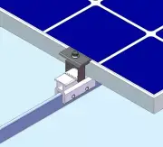 10 Mid Clamp Standing Seam Metal Roof Solar Panel Module Mounting Racking Kits