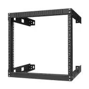 Wall Mount Rack Open Frame 19Inch Server Equipment Rack Heavy Duty Network Eq...