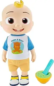 CoComelon WT0058 Deluxe Interactive JJ Doll, Multicolour