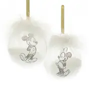 Disney Gifts - Collectible Christmas Bauble Set: Mickey & Minnie