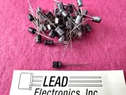 qty25 NICHICON 56UF 6.3-VOLT RADIAL 105-DEG LOW-ESR MINIATURE SIZED UPW0J560MDD