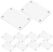 JUMPLAWN Mini Fridge Frame Acrylic Photo Frames for Refrigerator Double-sided Display