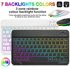 Backlit Keyboard w/ Mouse For Samsung Galaxy Tab A9+ A8 S10+ S9 FE S8 S7 S6 Lite