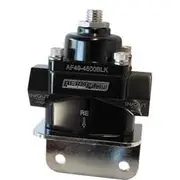 Aeroflow Billet Bypass Fuel Pressure Regulator 4.5-9psi Adjustable, AF49-4500BLK
