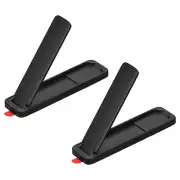 Ultra-Thin Phone Stands, 2Pack Horizontal Vertical Portable Phone Stand, Black