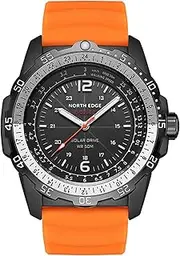 [Generic] Daseeme Men's Solar Powered Digital Watch 50M Waterproof Outdoor Sports Watch Luminous Watch
