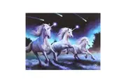 Anne Stokes Shooting Star Canvas Plaque (Multicoloured) (25cm x 19cm)