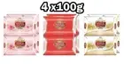 4 x100g Cussons Imperial Leather Classic Soap Bar Original Bath Softly Skin Care