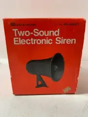 SAFE HOUSE 49-488DT Two Sound Electronic Siren Alarm Horn