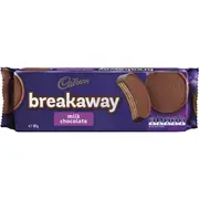 Cadbury Breakaway Milk Chocolate Biscuits 180g