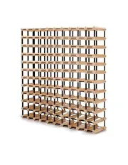 [La Bella] Timber Wine Rack 120 Bottle Storage in Brown