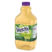 Welch's 100% Grape Juice, White Grape, 64 fl oz Bottle