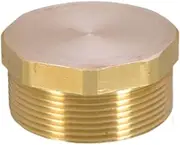 NPT Fittings | Outer Hex Thread Socket Pipe Plugs | Blanking Plug Fitting, Portable Port Plug, Water Pipe Plug, Hose Adapter for Petroleum Petrochemical