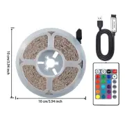 10M USB 2835 LED Strip Light RGB Remote Control Lights Flexible Lamp Tape Ribbon