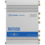 Teltonika RUTX50 (AC867) Dual-Band WiFi 5 5G LTE Industrial Cellular Router CAT20 / Bluetooth / Dual Mini-SIM Slots / 5 x Gigabit Ethernet ports / GNSS (Antenna & Power Included) [RUTX50]