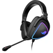 Asus ROG Delta S Wired Over-the-head Stereo Gaming Headset - Black - Binaural - Circumaural - 32 Ohm