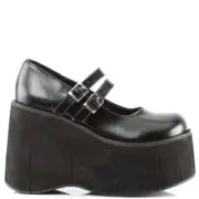 Demonia Kera-08 Platform Wedge Shoes • Ships in 2-4 Weeks • Gothic