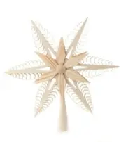 Christmas Tree German Topper Shaved Star