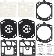 [KELKONG] Carb Repair Kit Gasket For Walbro K22 K22-HDA Carburetor For Echo Needle Diaphragm For Homelite Trimmer Parts(Pack of 2)