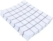 CONGARTENO Rapid Absorption Dish Towels 6 Pack Cotton Kitchen Towels for Dishes Scrubber Dishcloths