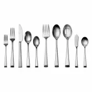 Mikasa Rockford 18/10 Stainless Steel, 45-Piece Flatware Set, Service for 8 NIB
