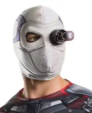 ADULT DC COMICS SUICIDE SQUAD DEADSHOT LIGHT UP MASK COSTUME ACCESSORY RU32940