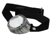 SteamPunk Cosplay Goth CyberSteam Silver/Clear Monovision Goggles NEW UNWORN
