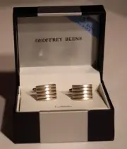 Geoffrey Beene cufflinks NIB lines