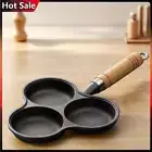 3 Hole Frying Pot Pan Non-Stick Egg Pancake Steak Pan Egg Frying Pan Pancake Pan