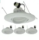 LEDwholesalers 6" Recessed Dimmable 15W LED Adjustable Head Downlight 1060 Lume