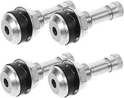 4pcs Tire Valve Stems Replacement Kit Outer Mount Valve Stems for Enhanced Air Tightness and Tire Performance User Friendly Installation