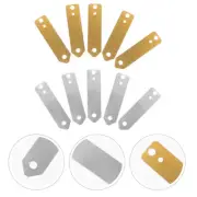 10 Pcs Electrode Material Anode Sheet Strips Zinc Primary School Travel